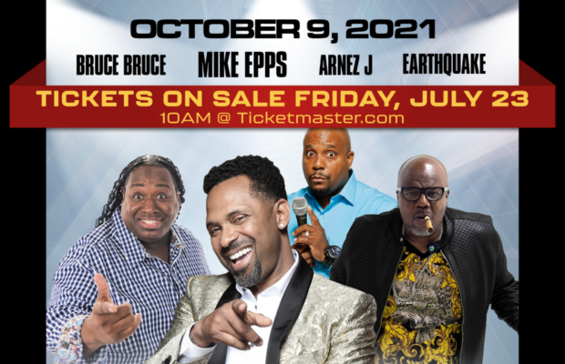 Grab Your Tix in the First 5 Rows to See Mike Epps Oct. 9 Grab Your Tix in the First 5 Rows to See Mike Epps Oct. 9