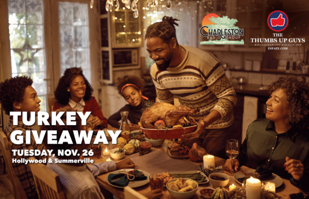 11/26: Get Your Free Turkey & Fixings in Summerville or Hollywood 11/26: Get Your Free Turkey & Fixings in Summerville or Hollywood