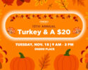 11/18: Give Thanks by Giving Back - Annual Turkey & A $20