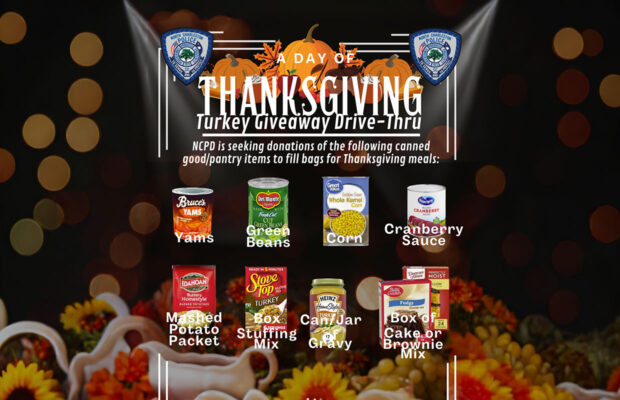 Now-11/9: Donate Canned/Boxed Food to the NCPD Food Drive Now-11/9: Donate Canned/Boxed Food to the NCPD Food Drive