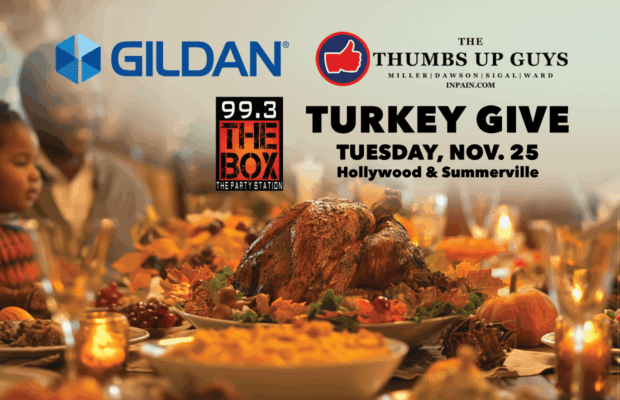 11/25: Get Your Free Turkey @ the Turkey Give – Hollywood & Summerville
