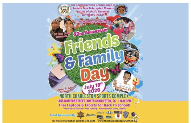 22nd Annual North Charleston Friends & Family Day – July 18 22nd Annual North Charleston Friends & Family Day – July 18