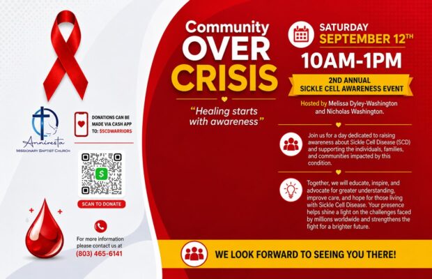 9/12 – Community Over Crisis Sickle Cell Awareness Event